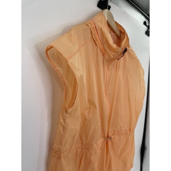 Columbia Women’s Orange 100% Nylon Sheer Jacket Sleeveless Size XL Activewear - Picture 6 of 10